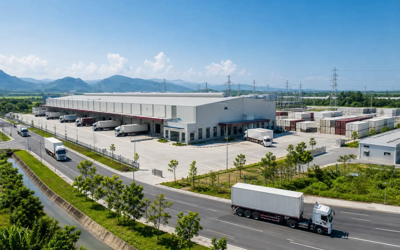 Khu hậu cần và khu công nghệ cao của BBC Logistics