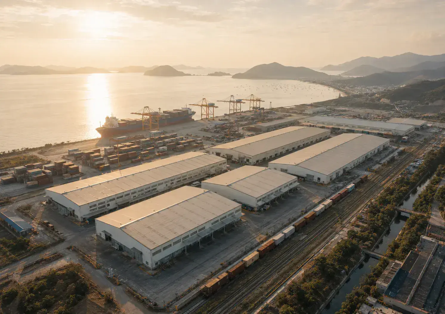Khu công nghiệp và cảng biển kết nối hạ tầng logistics